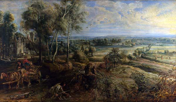 View of Het Steen Landscape